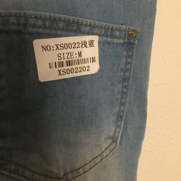 New Light Wash Flare Jeans, High Waisted Denim, Women's Size M - Picture 4 of 8